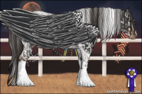 Horse Color:Liver Red Roan Blanket  and Liver Chestnut Tobiano Blanket 