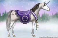 Horse Color:Platinum Amber Champagne Splash