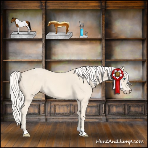 Horse Color:Cremello Tobiano 