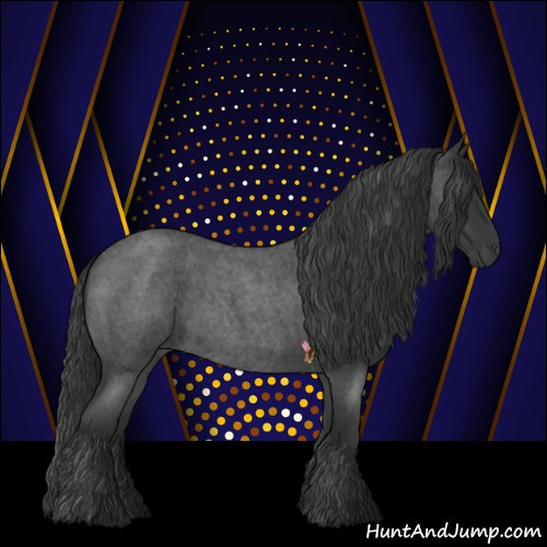 Horse Color:Blue Roan 