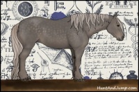 Horse Color:Silver Black 