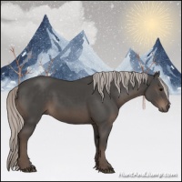 Horse Color:Silver Black 