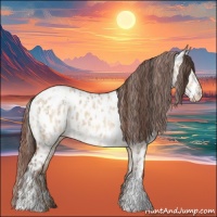 Horse Color:Amber Champagne Dun Near Leopard and Amber Champagne Dun Near Leopard