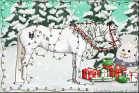 Horse Color:Chocolate Palomino Snowcap 