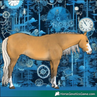 Horse Color:Silver Buckskin 