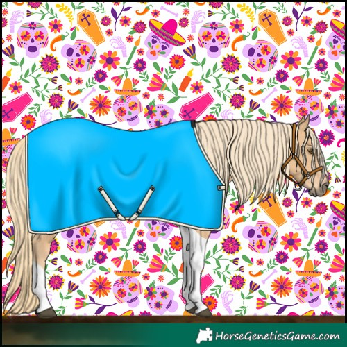 Horse Color:Chestnut Mushroom Tobiano 