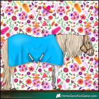 Horse Color:Chestnut Mushroom Tobiano 