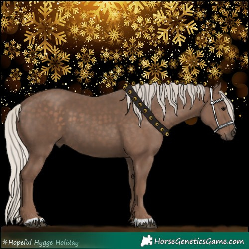 Horse Color:Silver Black 