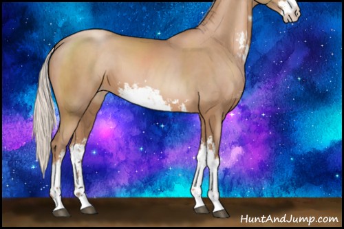 Horse Color:Silver Black Pearl Sabino