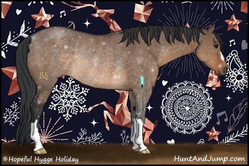 Horse Color:Brown Dun Rabicano 