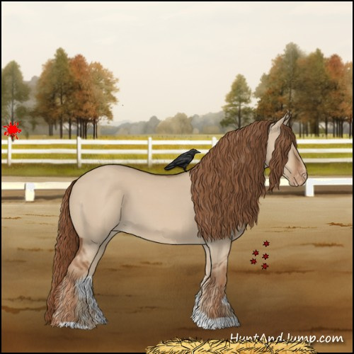 Horse Color:Red Dun Varnish 
