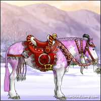 Horse Color:Watercolor White Spotted Chestnut Sabino 