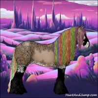 Horse Color:Painted Chestnut Ice Pearl Sabino Splash