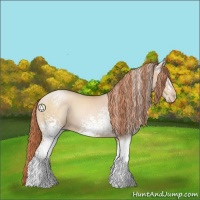 Horse Color:White Spotted Classic Champagne Pearl
