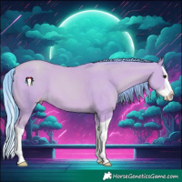 Horse Color:Watercolor Classic Champagne Splash