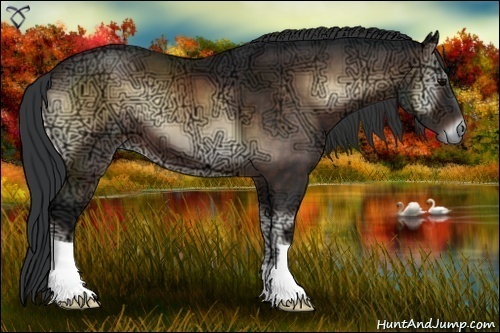 Horse Color:Brown Ice Onyx 