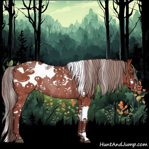 Horse Color:Chocolate Palomino Tobiano Frame Appaloosa Rabicano 