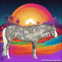 Horse Color:Silver Buckskin Ice Roan Pearl Dun Splash 