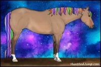 Horse Color:Painted Silver Brown Dun 