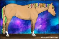 Horse Color:Painted Silver Buckskin Dun 