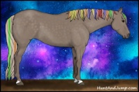 Horse Color:Painted Silver Grullo 
