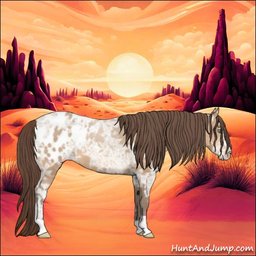 Horse Color:Amber Champagne Ice Appaloosa 