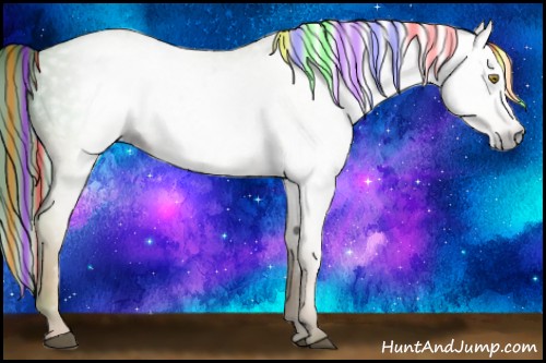 Horse Color:Gray Painted Chestnut Pearl