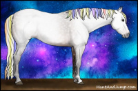 Horse Color:Gray Painted Silver Bay 