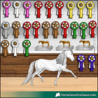 Horse Color:Smoky Creme Sabino Appaloosa 