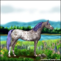 Horse Color:Painted Chocolate Silver Black Chinchilla Ice 