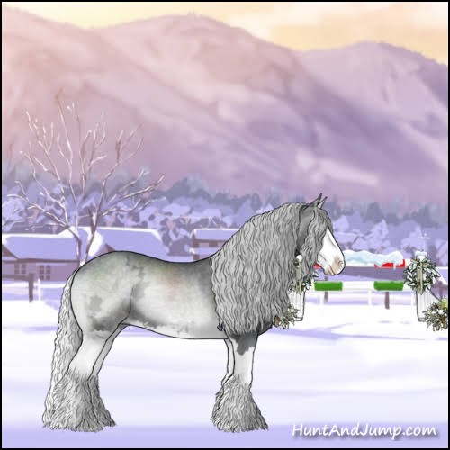 Horse Color:Silver Blue Onyx Chinchilla Ice Sabino Splash Rabicano