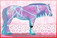 Horse Color:Thunderstruck Watercolor Liver Chestnut Ice