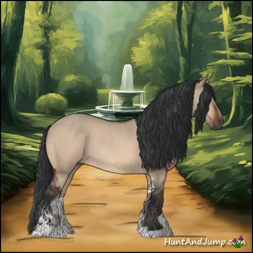 Horse Color:Bay Dun Sabino Rabicano 