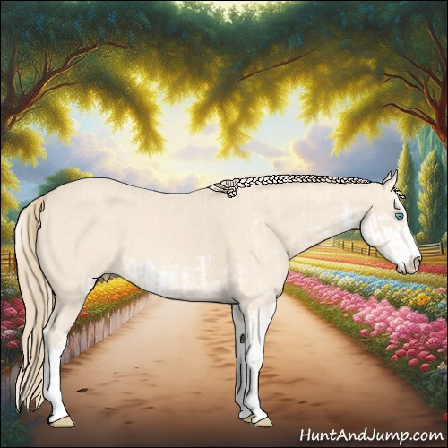 Horse Color:Perlino Sabino  and Perlino Sabino 