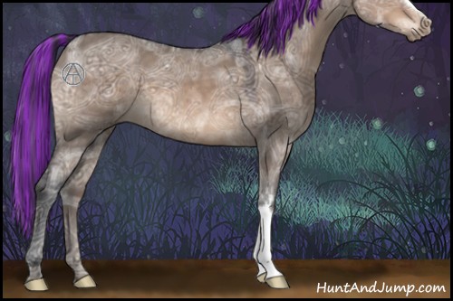 Horse Color:Painted Brown Ice Dun 