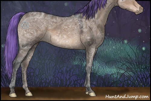 Horse Color:Painted Brown Ice Dun