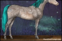 Horse Color:Painted Brown Ice Dun 