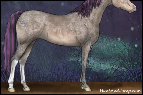 Horse Color:Painted Brown Ice Dun
