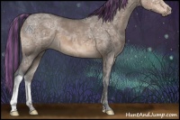 Horse Color:Painted Brown Ice Dun 