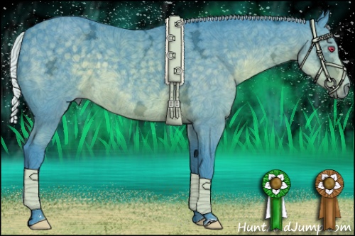 Horse Color:Watercolor Silver Black Chinchilla Ice 