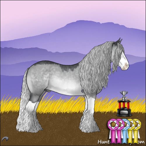 Horse Color:Silver Brown Chinchilla Dun Splash 