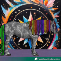 Horse Color:Painted Black Ice 