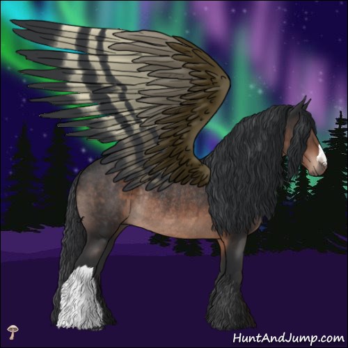 Horse Color:Brown Mushroom Rabicano