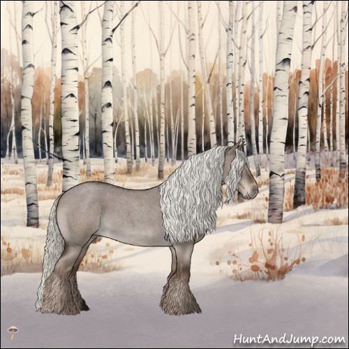 Horse Color:Liver Red Dun Roan Mushroom Rabicano
