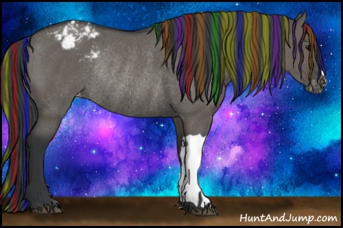 Horse Color:Painted Grullo Appaloosa Rabicano 