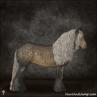 Horse Color:Chocolate Palomino Mushroom 