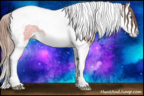 Horse Color:Gold Champagne Ice Splash Tobiano