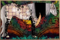 Horse Color:Void Plaid  Silver Bay Ice Dun Tobiano 