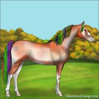 Horse Color:Painted Brown Pearl Onyx 