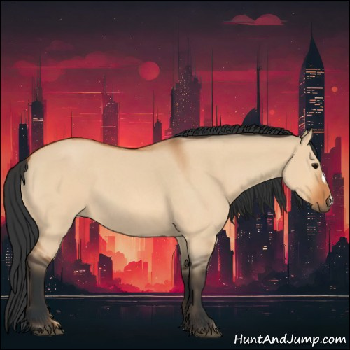 Horse Color:Bay Roan Dun 
